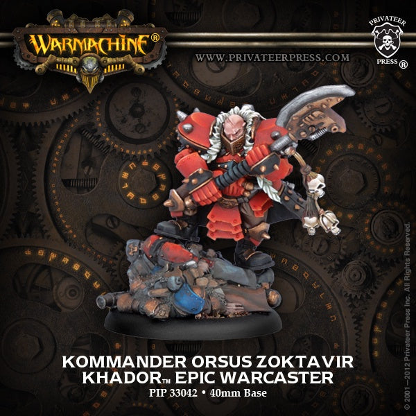 Khador - Kommander Orsus Zoktavir (PIP 33042)