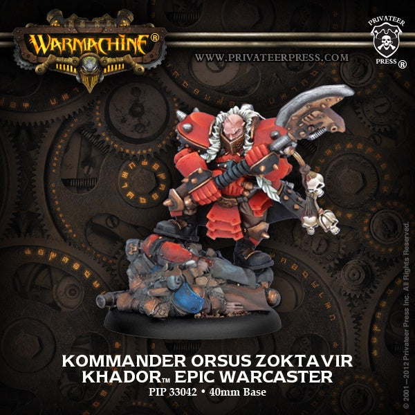 Khador - Kommander Orsus Zoktavir (PIP 33042)