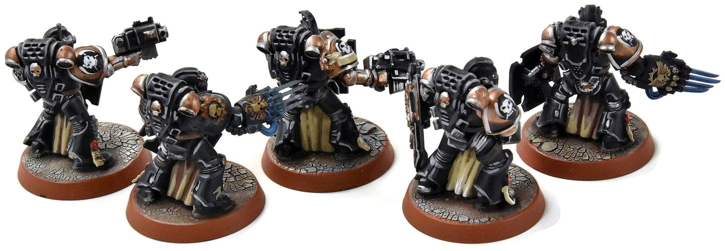 SPACE MARINES 5 Veterans #10 PRO PAINTED Warhammer 40K