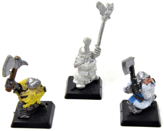 DWARFS 3 Marauder Ironbreaker Classic #3 METAL Warhammer Fantasy
