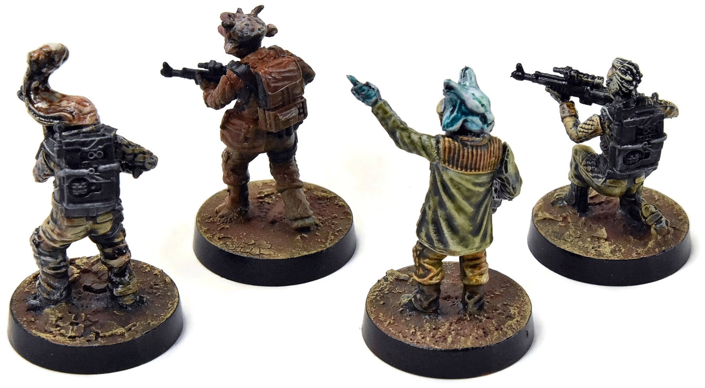 STAR WARS LEGION 4 Rebel Trooper Upgrade #2 PRO PAINTED rebel