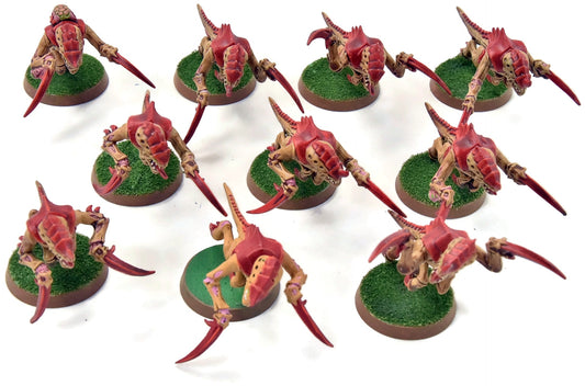 TYRANIDS 10 Hormagaunts #6 Warhammer 40K WELL PAINTED