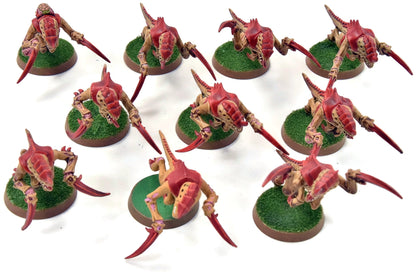 TYRANIDS 10 Hormagaunts #6 Warhammer 40K WELL PAINTED