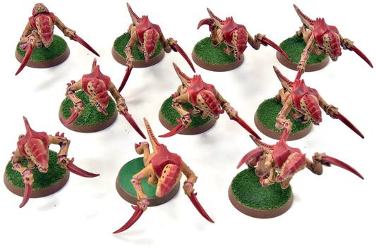 TYRANIDS 10 Hormagaunts #6 Warhammer 40K WELL PAINTED