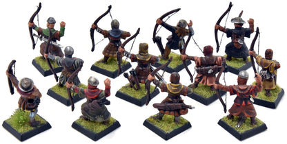 BRETONNIA 12 Peasant Bowmen #2 WELL PAINTED Warhammer Fantasy