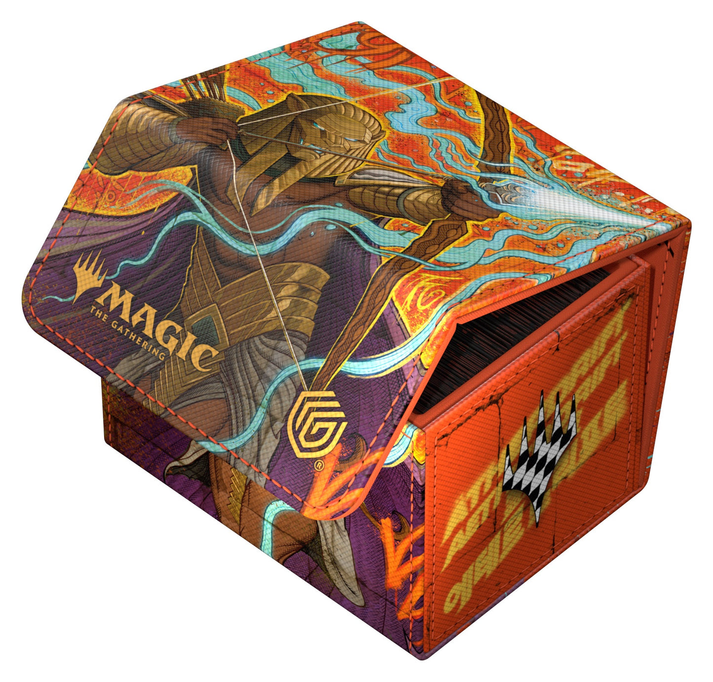 Étui de rangement Ultimate Guard Sidewinder pour plus de 100 cartes Xenoskin MTG Aetherdrift V3