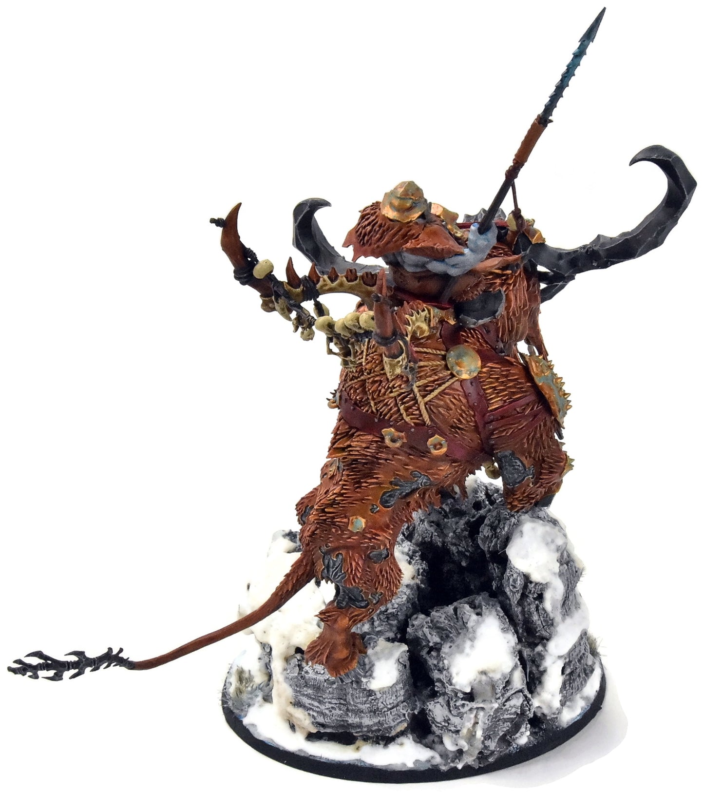 OGOR MAWTRIBES Frostlord on Stonehorn #4 WELL PAINTED Warhammer Sigmar