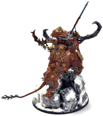 OGOR MAWTRIBES Frostlord on Stonehorn #4 WELL PAINTED Warhammer Sigmar