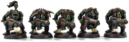 ORKS 10 Boyz #21 WELL PAINTED Warhammer 40K