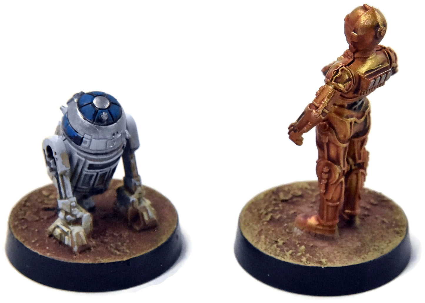 STAR WARS LEGION C-3PO & R2D2 #1 PRO PAINTED rebels