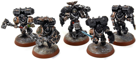 SPACE MARINES 5 Vanguard Assault Squad Marines #1 PRO PAINTED  40K