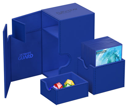 Ultimate Guard Flip N Tray Deck Case Monocolor Blue 80+