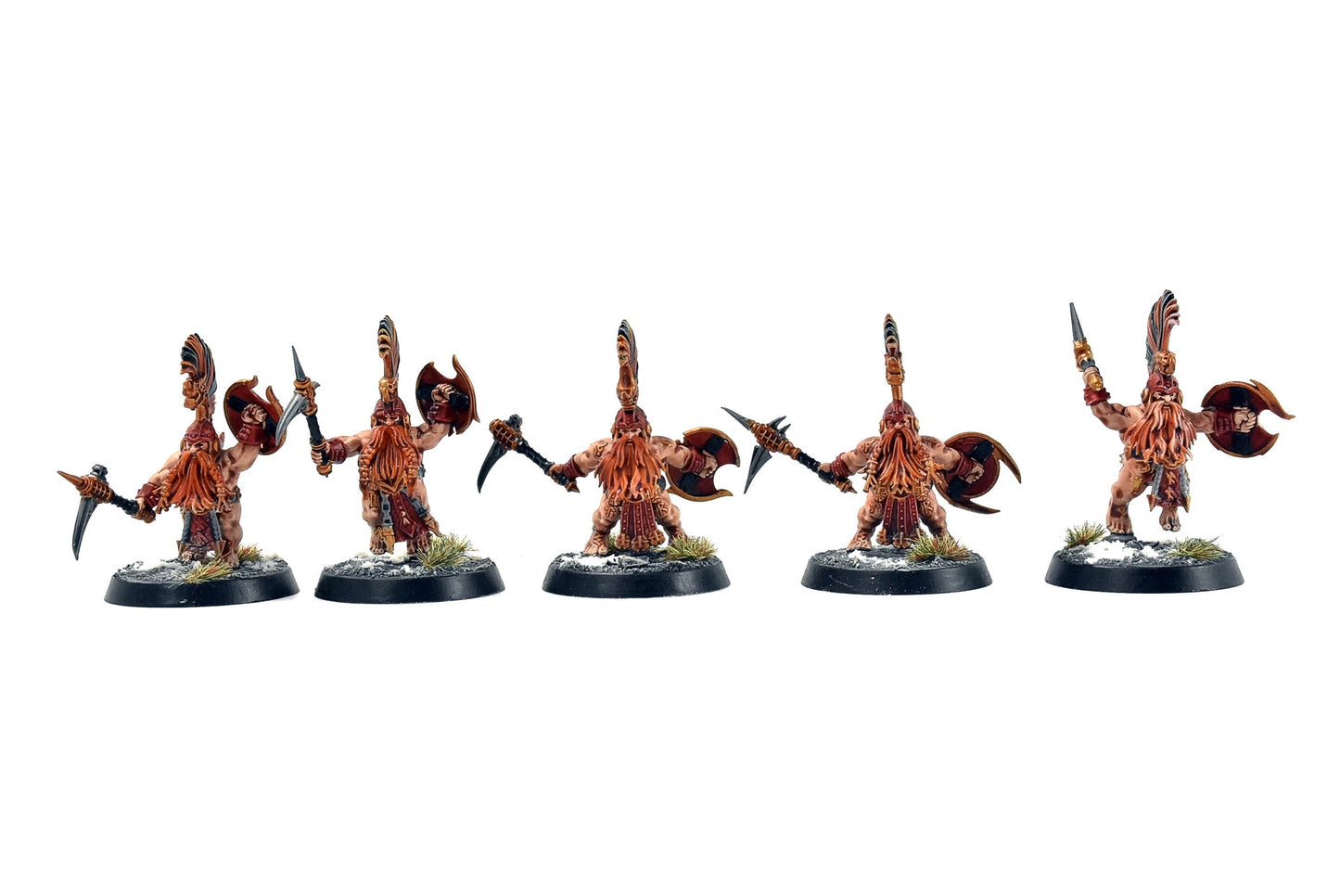 FYRESLAYERS 10 Vulkite Bersekers #3 PRO PAINTED Warhammer Sigmar