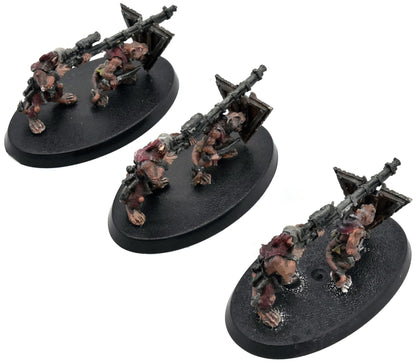 SKAVEN 3 Warlock Jezzails #1 METAL Warhammer Fantasy
