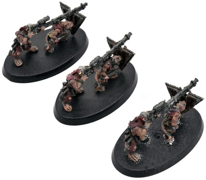 SKAVEN 3 Warlock Jezzails #1 METAL Warhammer Fantasy