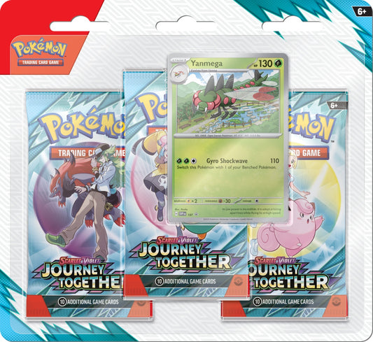 Pokémon TCG SV9 Journey Together 3 pack Blister (EN)