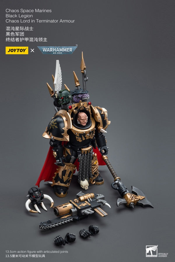 Black Legion Chaos Lord in Terminator Armour Chaos Space Marines Joy Toy