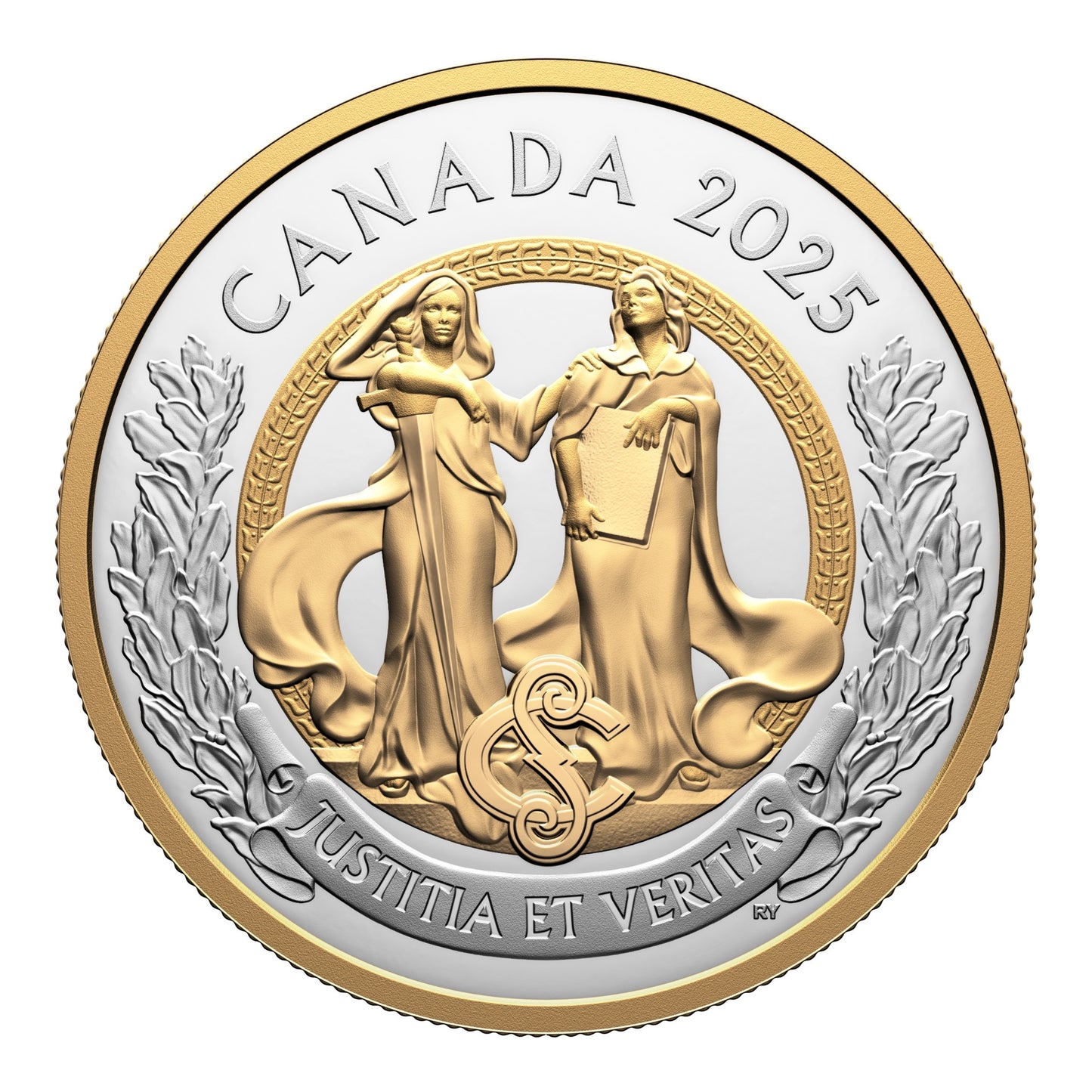 $20 Fine Silver Coin – Allegories of Justice and Truth