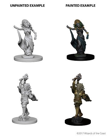 D&d Unpainted Minis Wv4 Medusas