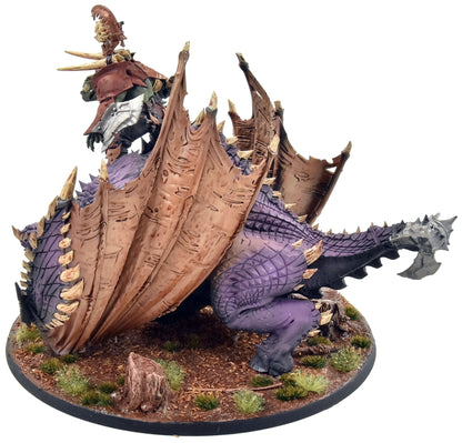 ORRUK WARCLANS Megaboss On Maw Krusha WELL PAINTED Sigmar