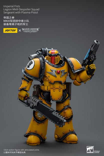 Legion MkIII Despoiler Squad Sergeant with Plasma Pistol Imperial Fists Joy Toy