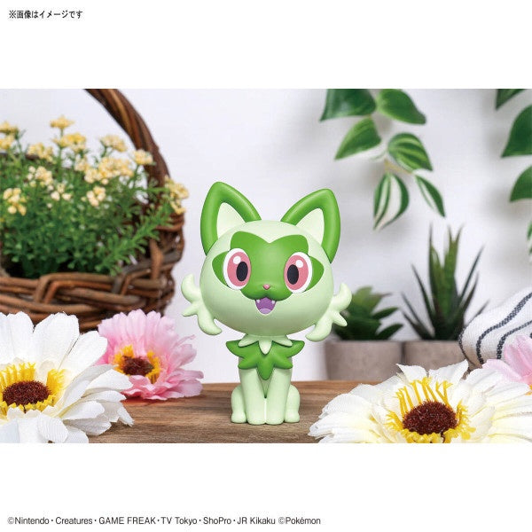 QUICK!! 18 SPRIGATITO Pokémon Model Kit Bandai