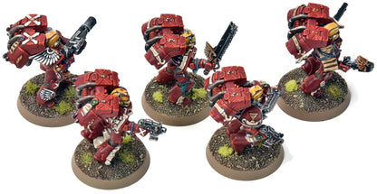 BLOOD ANGELS 5 Vanguard Veteran Squad #13 PRO PAINTED Warhammer 40K