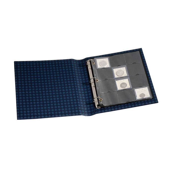 10 X Storage Sheet With Metal Eyelets For Iccs Graded Coins And For 2.5 X 2.5 Inches