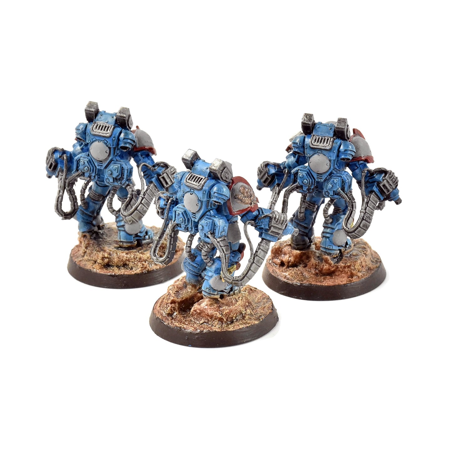 SPACE MARINES 3 Aggressors #2 WELL PAINTED Warhammer 40K