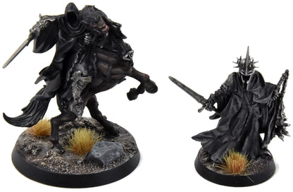 LORD OF THE RINGS Witch King Of Angmar Foot And Mounted #1 WELL PAINTED LOTR