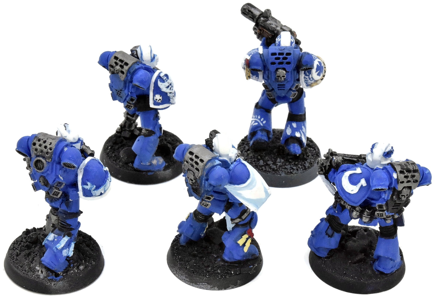 SPACE MARINES 5 Vanguard Veterans #1 METAL Warhammer 40K Classic