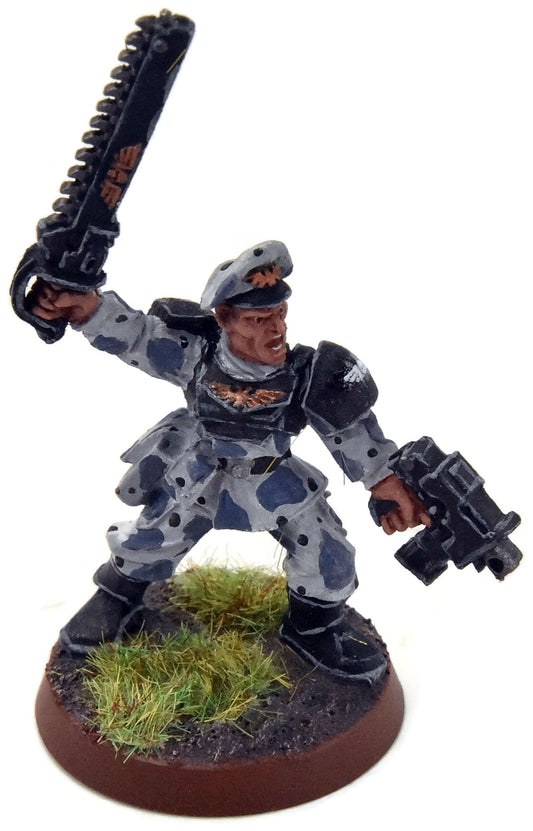 ASTRA MILITARUM Sergeant With Chainsword #2 METAL Warhammer 40K