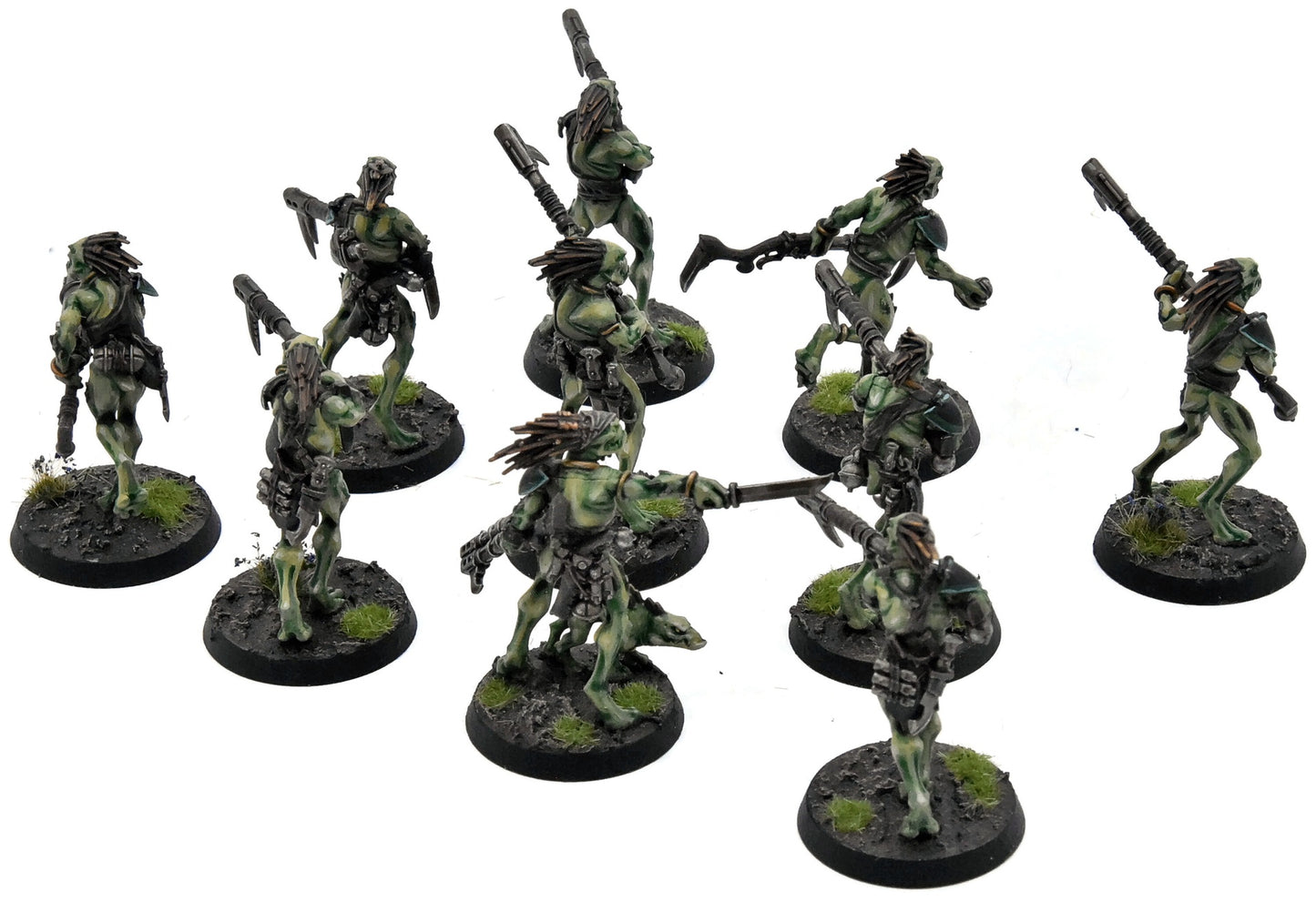 TAU EMPIRE 10 Kroot Carnivores COMMISSION PRO PAINTED Warhammer 40K