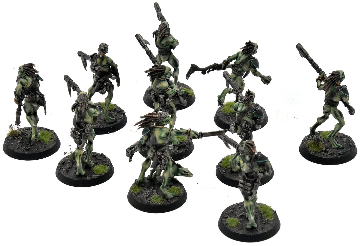 TAU EMPIRE 10 Kroot Carnivores COMMISSION PRO PAINTED Warhammer 40K