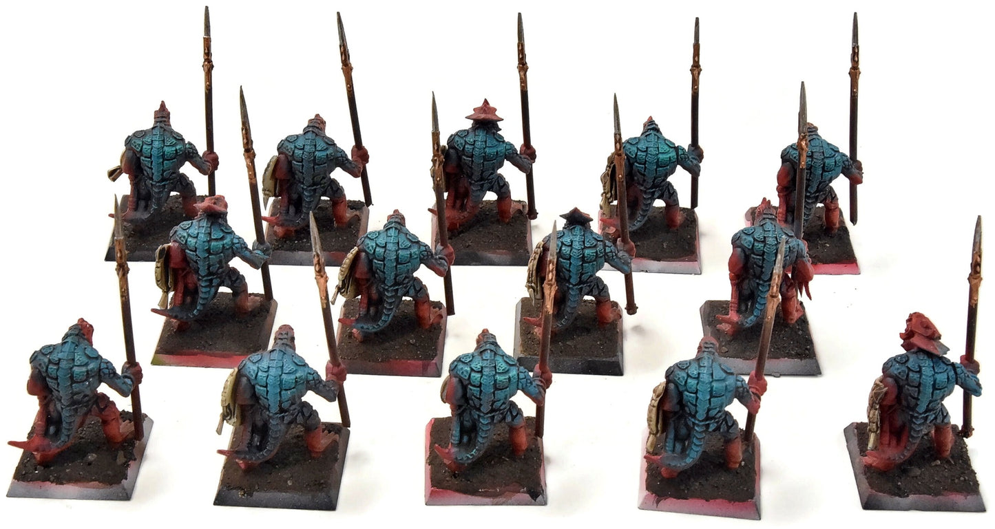 LIZARDMEN 14 Saurus Warriors #3 Warhammer Fantasy Classic