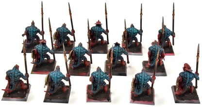 LIZARDMEN 14 Saurus Warriors #3 Warhammer Fantasy Classic