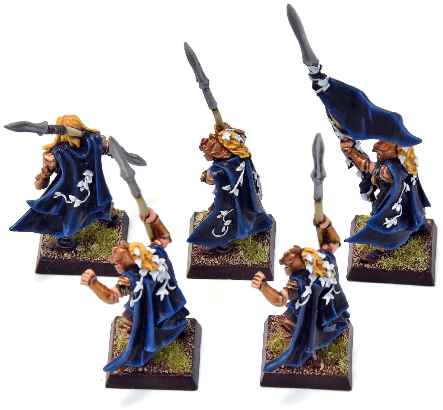 WOOD ELVES 5 Eternal Guards #3 METAL PRO PAINTED Fantasy