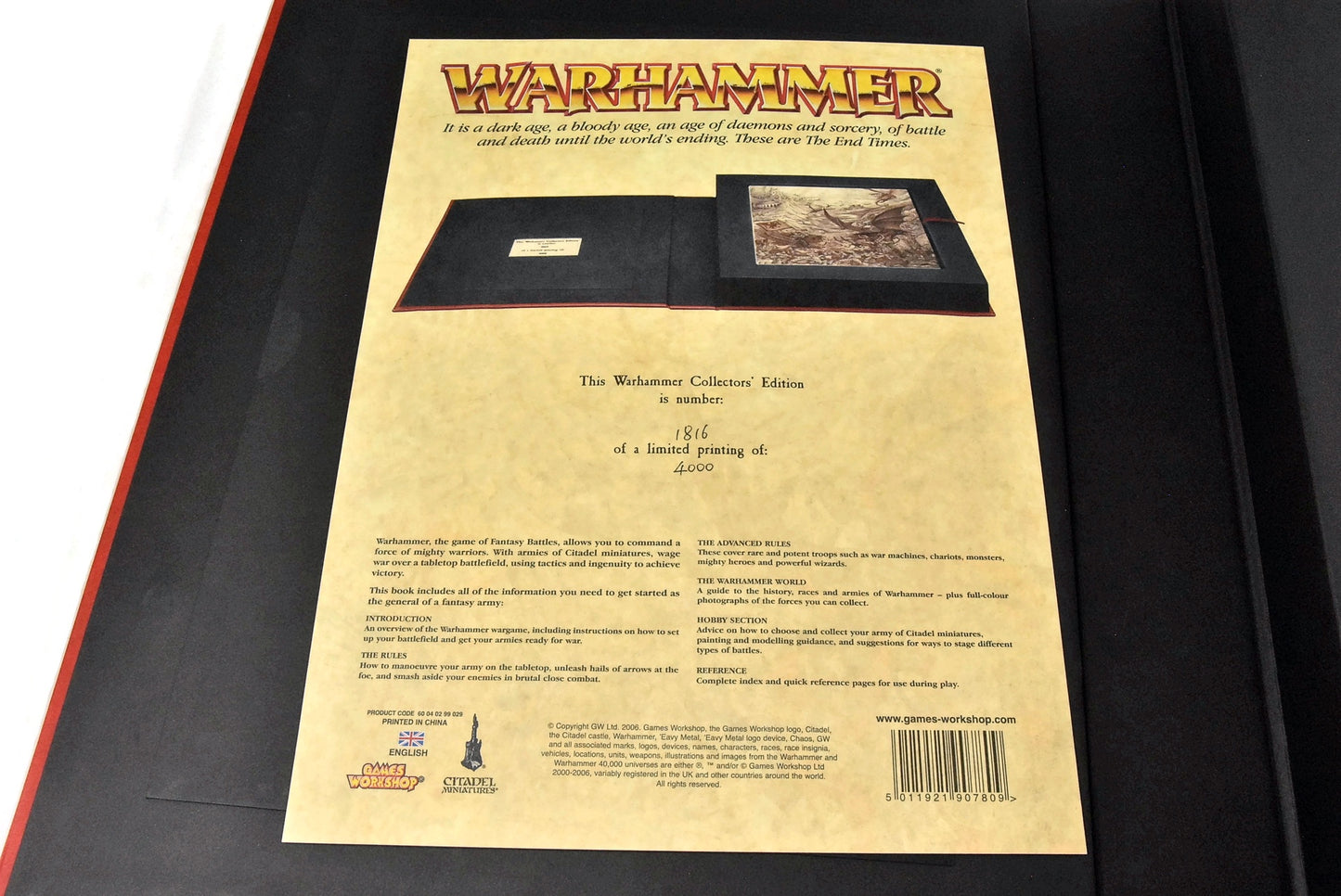 WARHAMMER Collectors Edition 1816/4000 Used