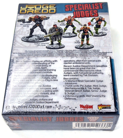 JUDGE DREAD Specialist Judges