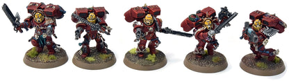 BLOOD ANGELS 5 Vanguard Veteran Squad #15 PRO PAINTED Warhammer 40K