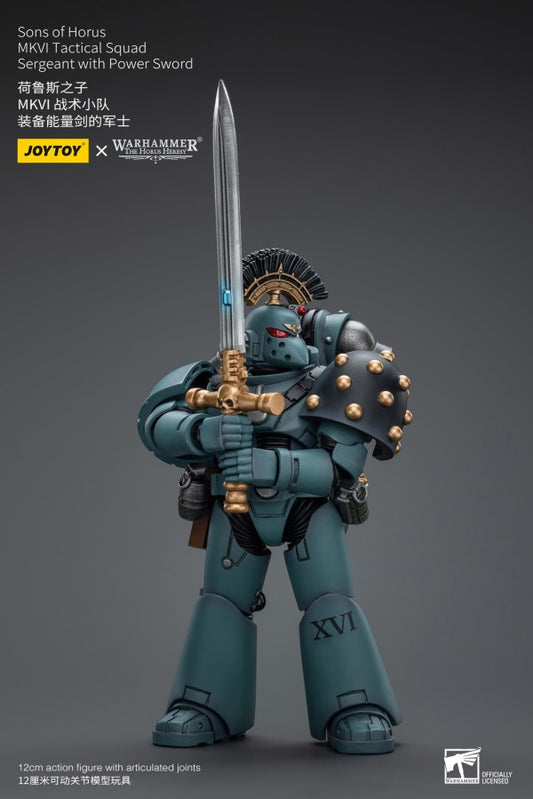 MKVI Tactical Squad Sergeant with Power Sword Sons of Horus Joy Toy
