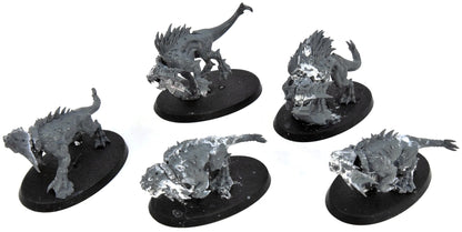 CHAOS DAEMONS 5 Flesh Hounds #4 Warhammer 40K Bad Condition
