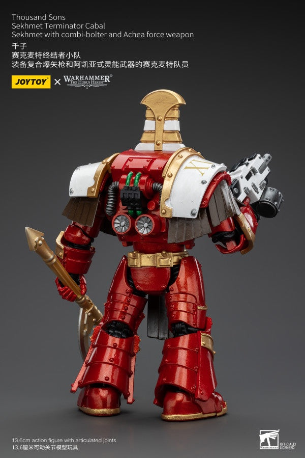 Sekhmet Terminator Cabal Sekhmet With Combi-Bolter And Achea Force Weapon