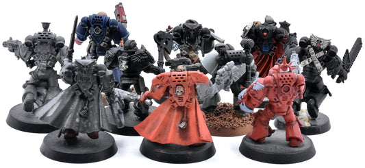 SPACE MARINES 10 Loose Models #1 METAL Warhammer 40K 1 Metal