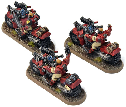 BLOOD ANGELS 3 Scouts Bike #3 PRO PAINTED Warhammer 40K Bikes