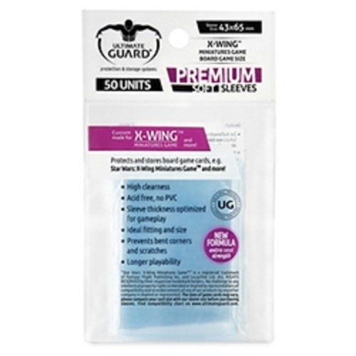 Ultimate Guard Sleeves Premium For X-Wing Miniatures Game 50Ct