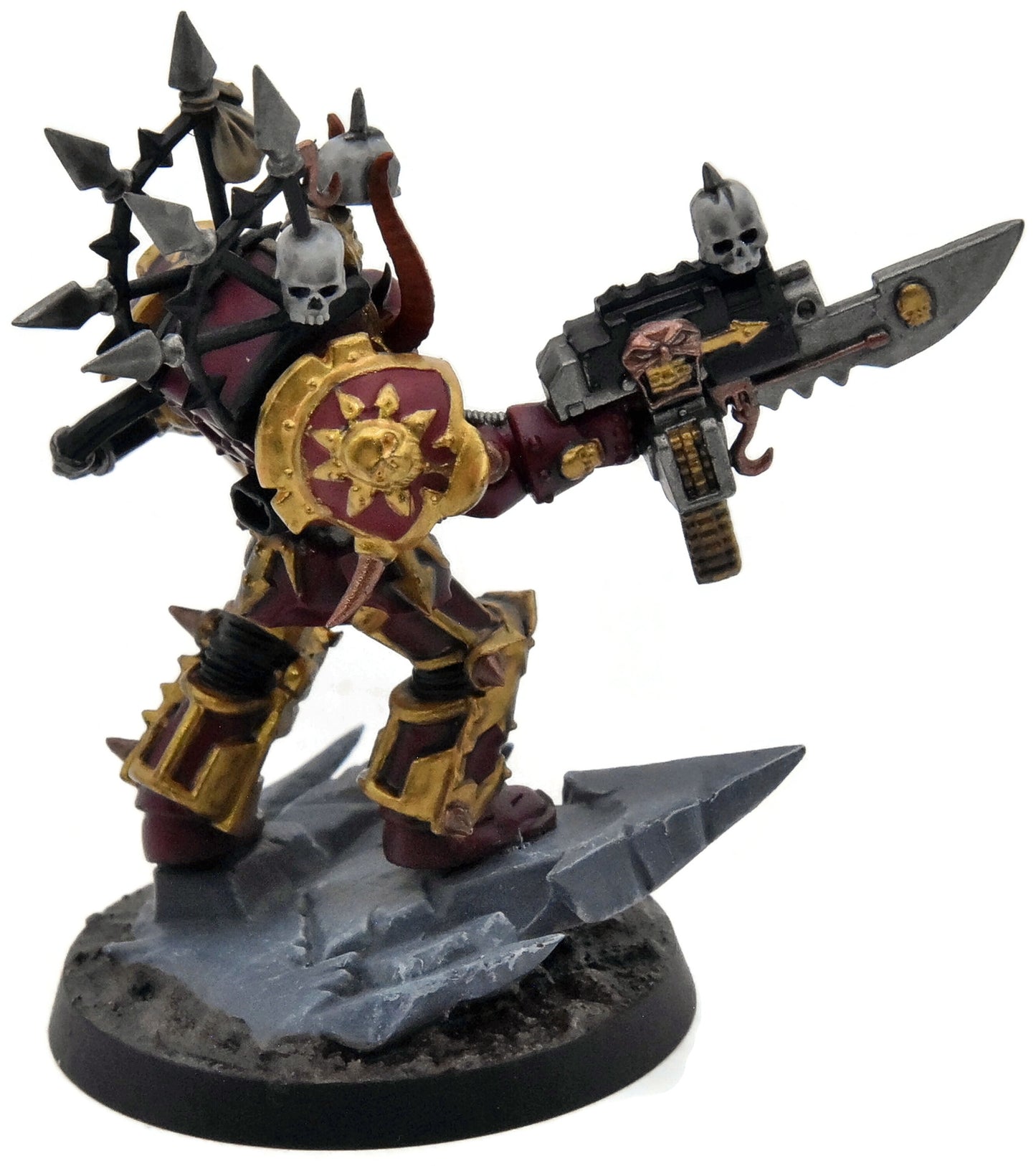 CHAOS SPACE MARINES Chaos Lord In Terminator Armour #1 WELL PAINTED 40K