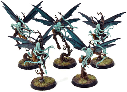SYLVANETH 5 Gossamid Archers #1 Sigmar WELL PAINTED