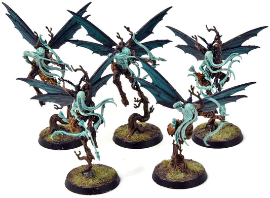 SYLVANETH 5 Gossamid Archers #1 Sigmar WELL PAINTED