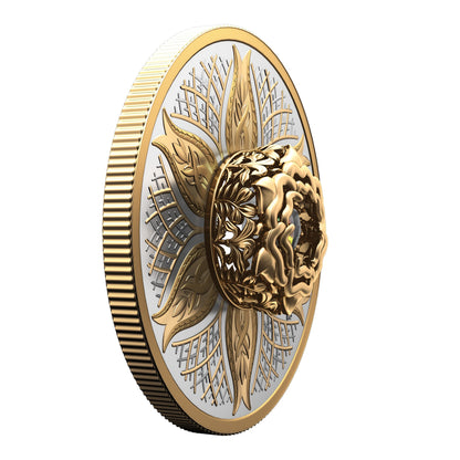 Dancing Ammolite: Elements of Nature - Earth – Fine Silver Coin